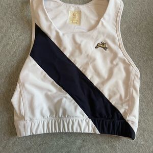 Tracksmith bell lap top, worn 3 x